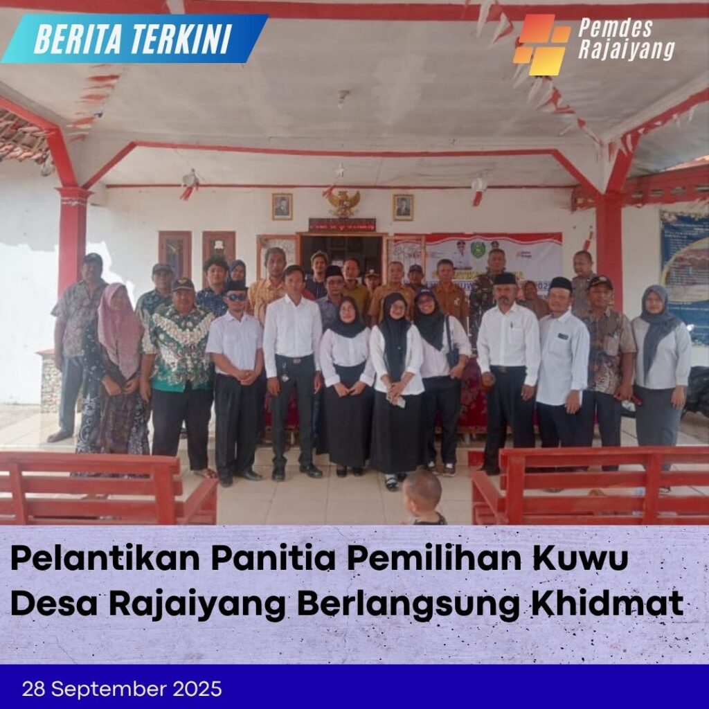 Gambar Pelantikan Panitia Pemilihan Kuwu Desa Rajaiyang